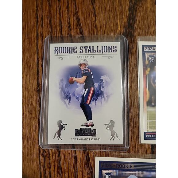 2024 Drake Maye Rookie Card Lot (7) Cards New England Patriots Football - Picture 2 of 10